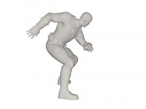 Superhero character Modelo 3D