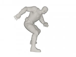 Superhero character 3D Model