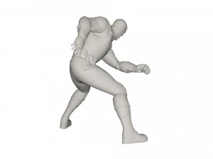 Superhero character 3D Model