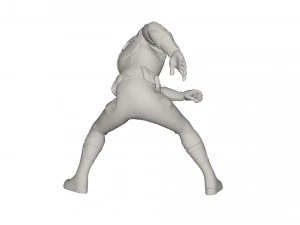 Superhero character 3D Model
