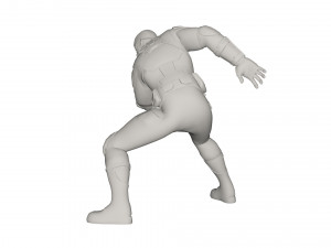 Superhero character Modelo 3D
