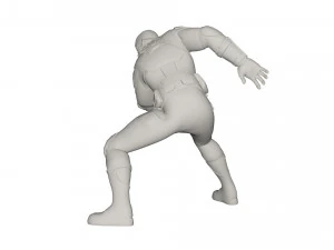 Superhero character 3D Model
