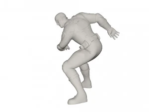 Superhero character 3D Model