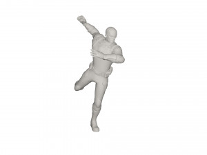 Superhero character Modelo 3D