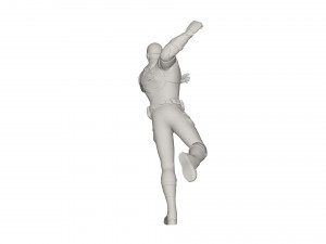 Superhero character Model 3D