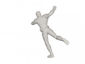 Superhero character Model 3D