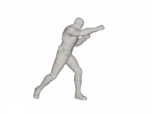 Superhero character 3D 模型