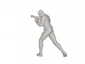 Superhero character 3D 模型