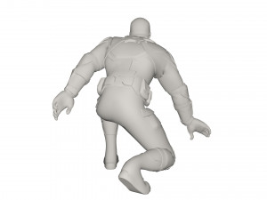 Superhero character 3D Model