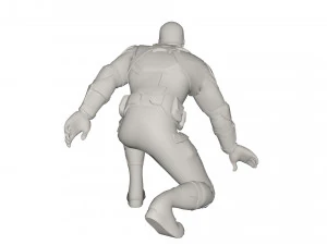Superhero character 3D Model
