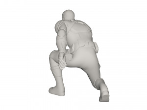Superhero character 3D Model