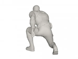Superhero character 3D Model