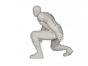 Superhero character 3D Model