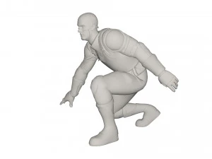 Superhero character 3D Model