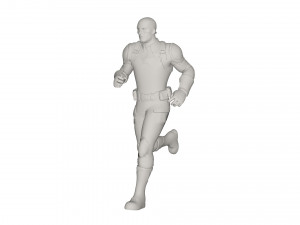 Superhero character Modelo 3D