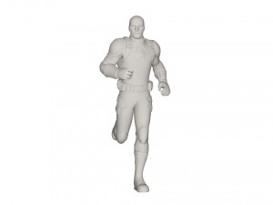 Superhero character 3D Model