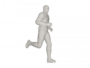 Superhero character 3D Model