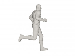Superhero character 3D Model