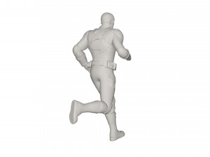 Superhero character 3D Model