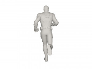 Superhero character 3D Model
