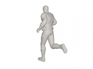 Superhero character 3D Model