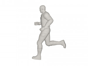Superhero character 3D Model