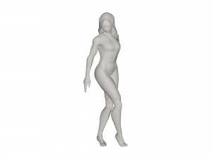 Superhero character 3D Model
