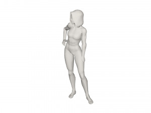 Superhero character Modello 3D