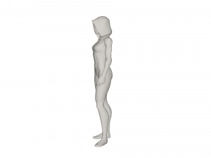 Superhero character Modello 3D