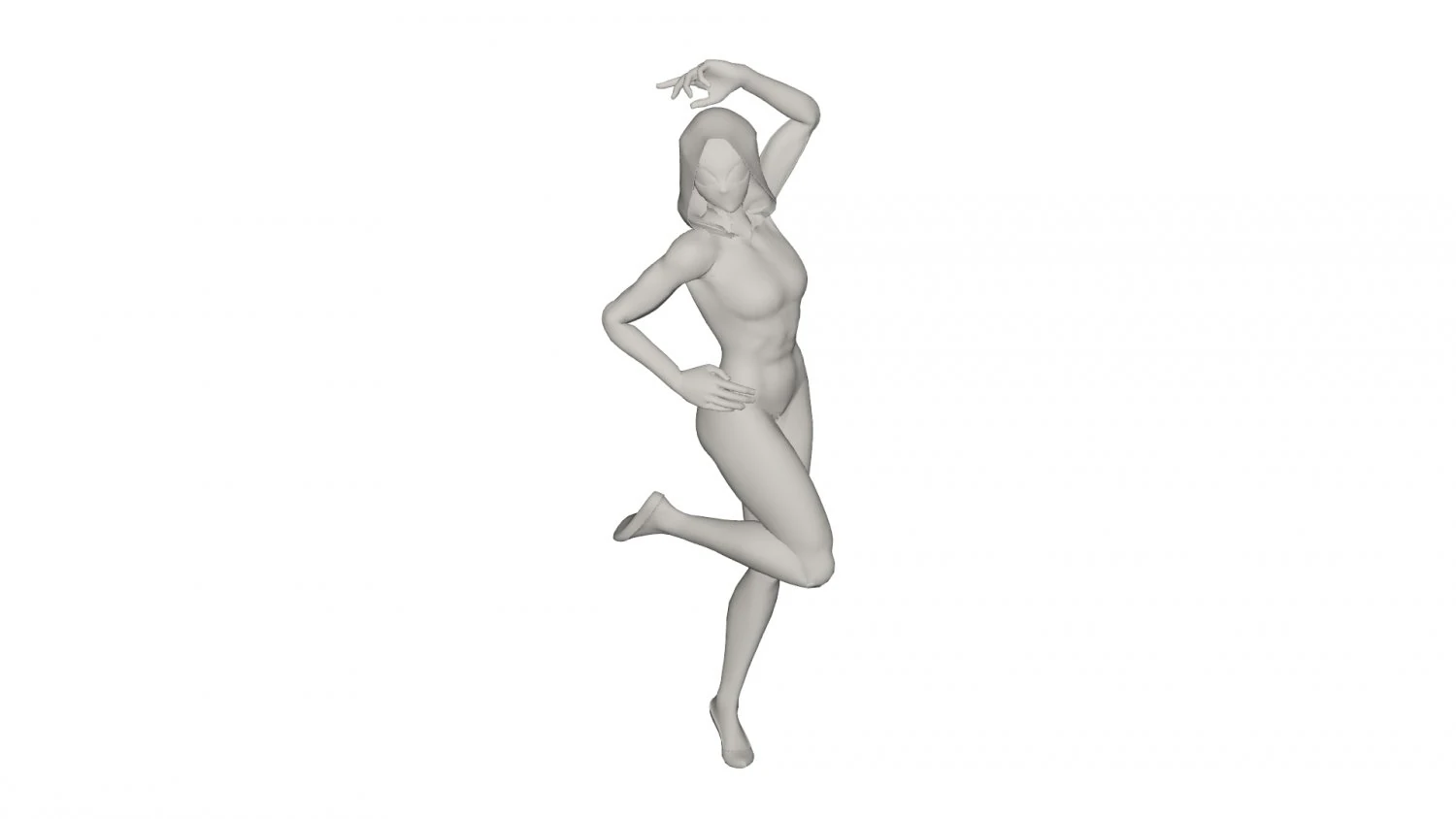 Superhero character 3D Model .c4d .max .obj .3ds .fbx .stl .blend