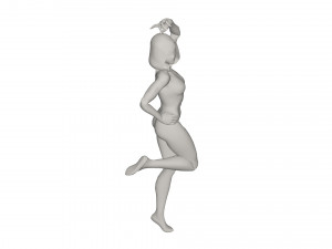 Superhero character Model 3D