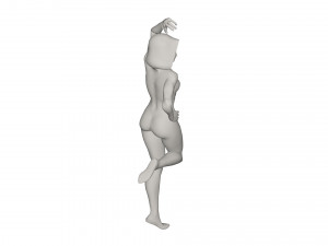 Superhero character Model 3D