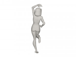 Superhero character Model 3D