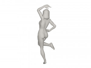 Superhero character Model 3D