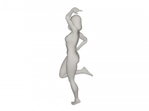 Superhero character Model 3D