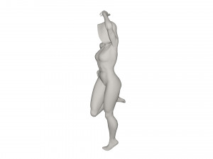 Superhero character Model 3D