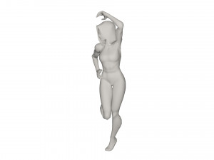 Superhero character Model 3D