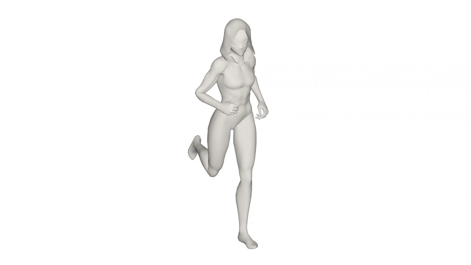 Superhero character 3D Model .c4d .max .obj .3ds .fbx .stl .blend 