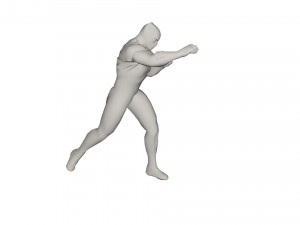 Superhero character Modello 3D