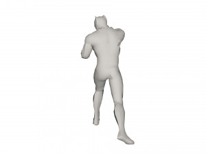 Superhero character Modello 3D