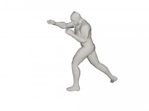 Superhero character 3D Model