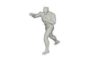Superhero character Modello 3D