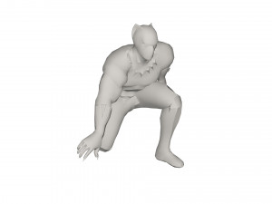 Superhero character 3Dモデル