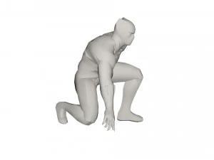 Superhero character 3D Model
