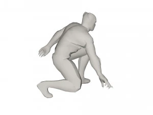 Superhero character 3D Model