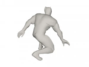 Superhero character 3D Model