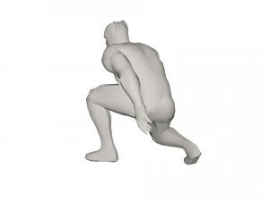 Superhero character 3D Model