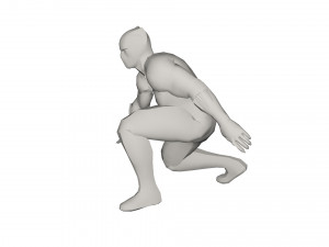 Superhero character 3Dモデル
