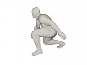 Superhero character 3D Model