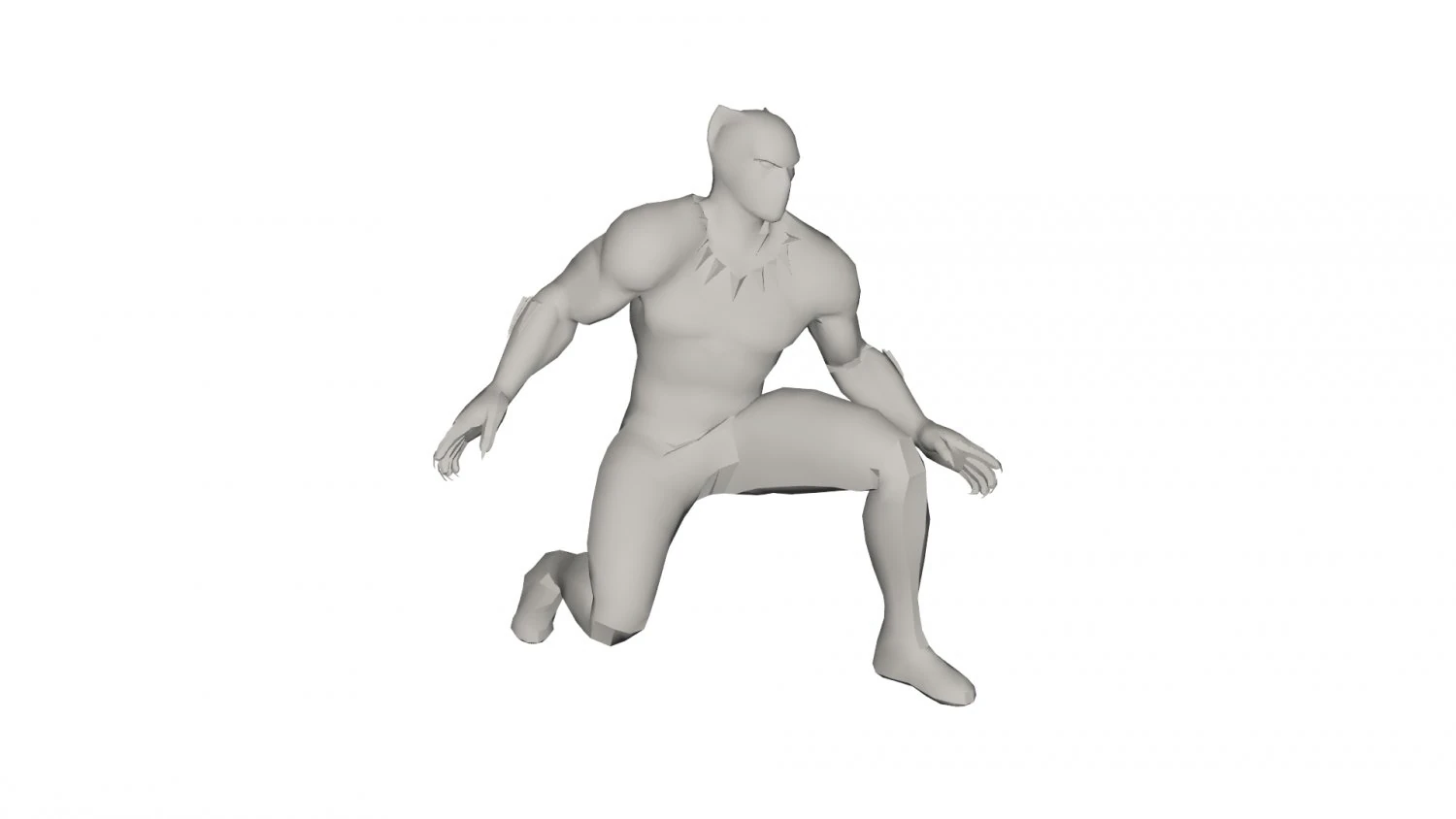 Postać superbohatera Model 3D .c4d .max .obj .3ds .fbx .stl .blend 